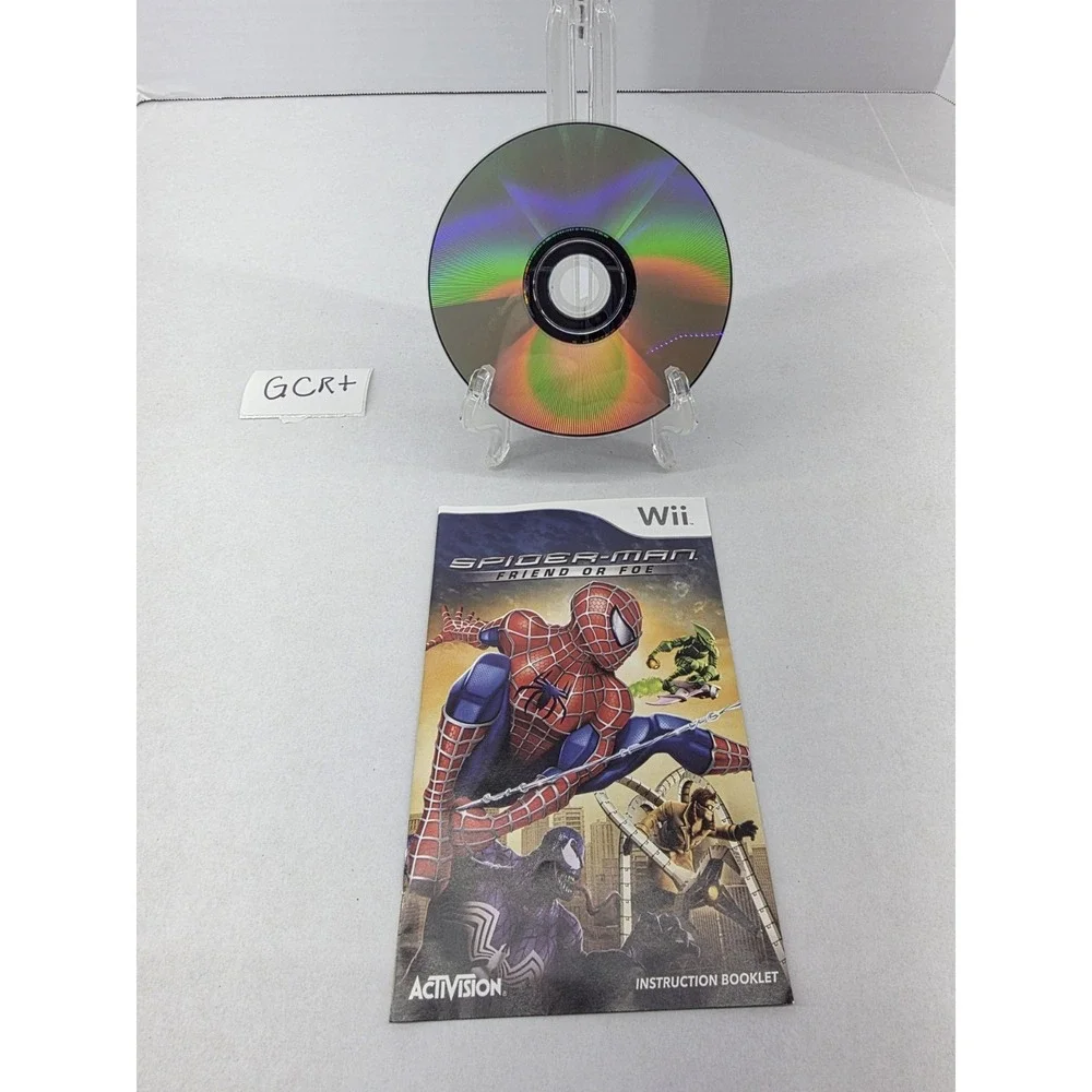 Spider-Man: Friend or Foe Wii Video Game Action Adventure Co-Op